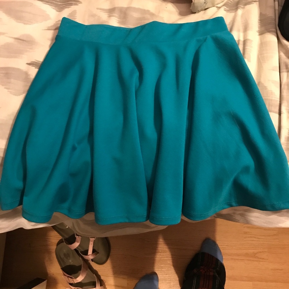 Blue skirt